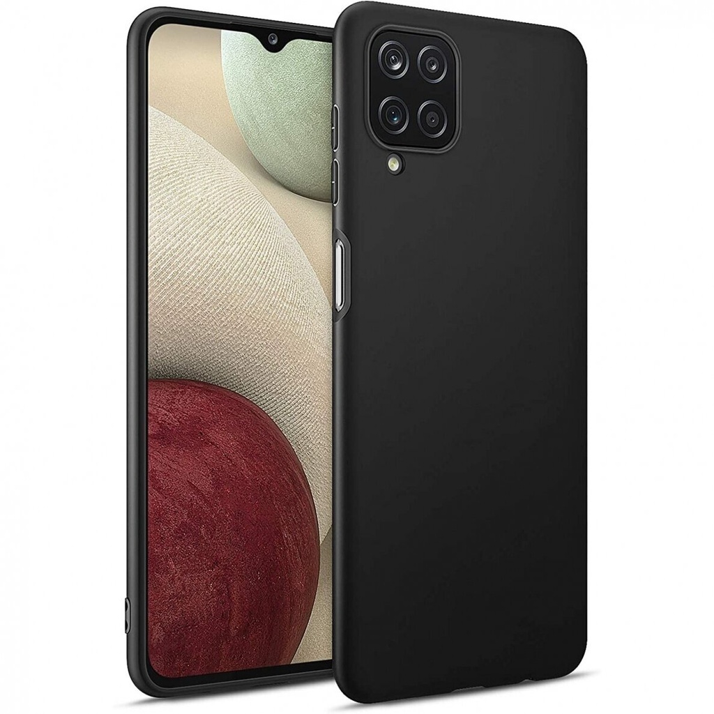 Rubberized Soft TPU Case for Samsung Galaxy A72 Black