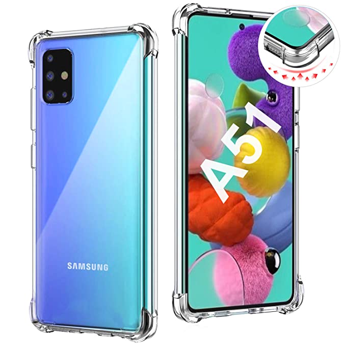 Anti-Shock TPU Case for Samsung Galaxy A41 Transparent