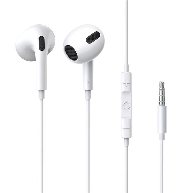 BASEUS Encok H17 3.5mm Lateral in-ear Wired Earphone Button Control Headphones Lightweight Headset Compatible with 3.5mm Port Devices Support High Definition Voice Calling