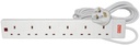 Mercury 6 Gang with Surge protection 2m 429.776UK