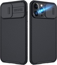 Nillkin Designed for iPhone 13 Pro Max Case with Camera Cover, CamShield Pro Case with Slide Camera Lens Protection (Black)