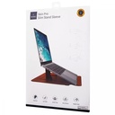 WIWU Skin Pro Portable Stand PU Leather Laptop Sleeve With Magnetic Cover for MacBook 16 Inch Gray