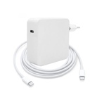 140W Charger with 2M Dual Type-C Cable for MacBook White  EU Adapter- Type-C - 1-Year Warranty