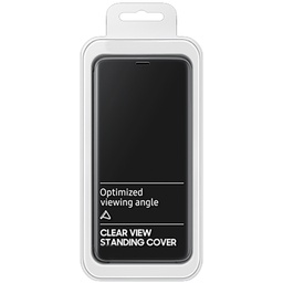 [9111201900134] ClearView Standing Cover Mi 10 Lite | Black | 9111201900134