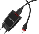 BOROFONE BA20A Wall charger BA20A Sharp EU set with cable LIGHTING