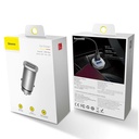 Baseus Car Charger Square metal A + A 30W Dual QC3.0 (SCP.AFC) Silver (CCALL-DS0S)