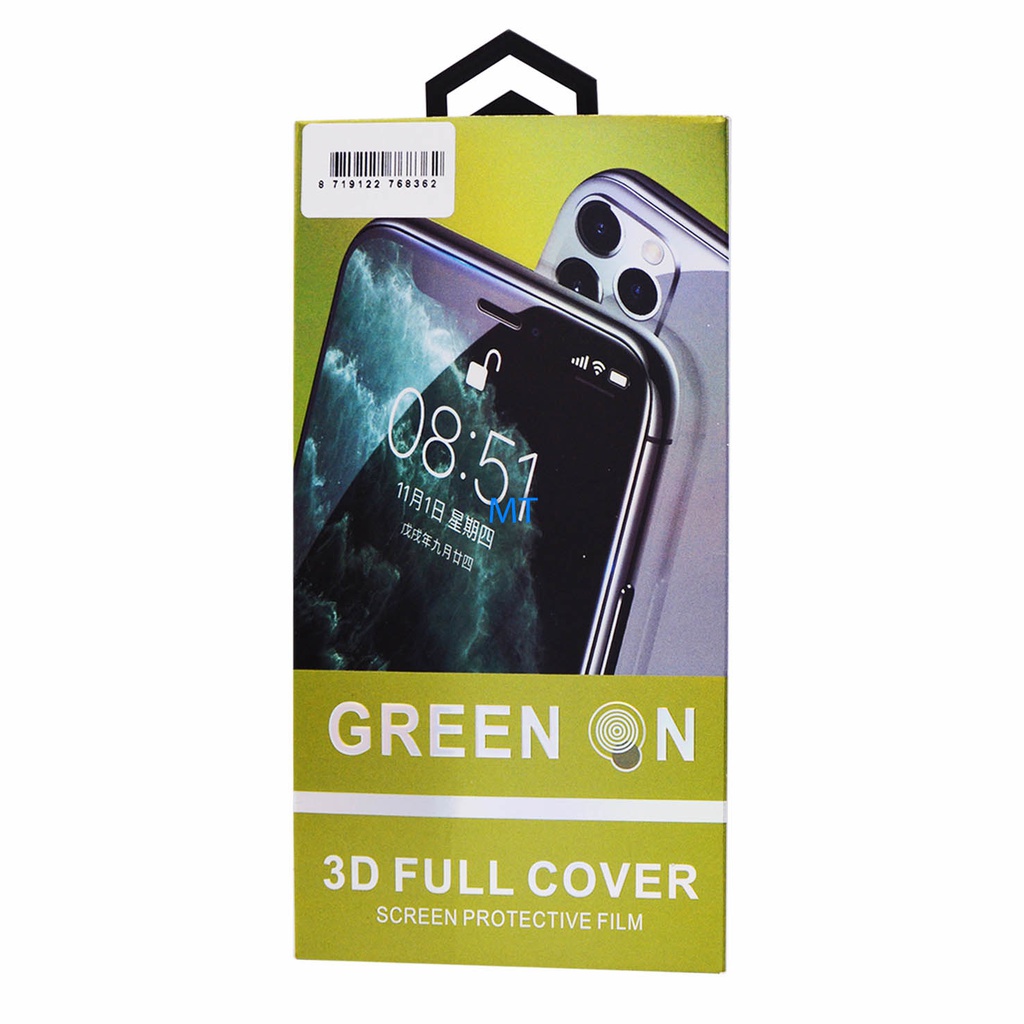 Green ON Pro 3D Glass For I-Phone 13 Mini