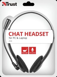 [0147155] Trust Ziva  Chat Headset for PC and Laptop