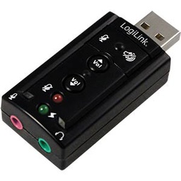 [250743] LogiLink Audio Adapter with Virtual 7.1 Sound effect USB 2.0 | UA0078