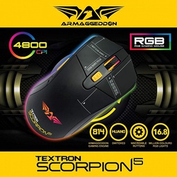 [8886411983130] Armaggeddon Scorpion 5 Pro-Gaming Mouse