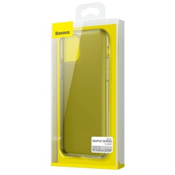 [6953156211025] Baseus iPhone 11 Pro case Simplicity Series (basic model) Transparent Gold (ARAPIPH58S-0V)