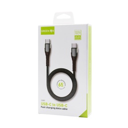 [8719122702458] GREEN ON Fast Charging Cable USB-C To USB-C LC102 2M
